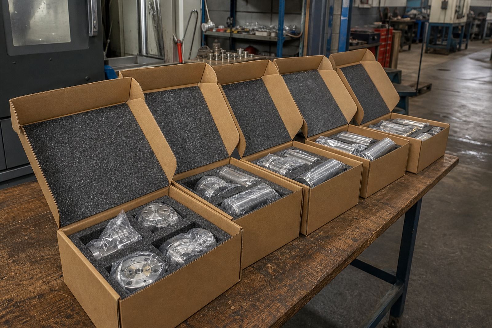 Packing Machined Parts